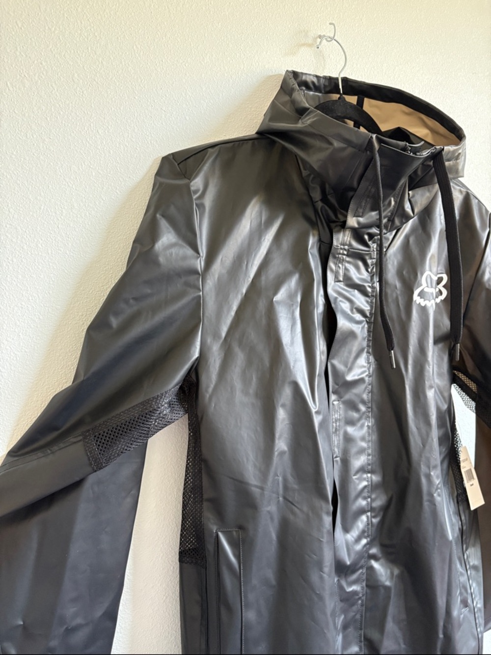 Fox Black Waterproof Pit Rain Jacket - Picture 7 of 9
